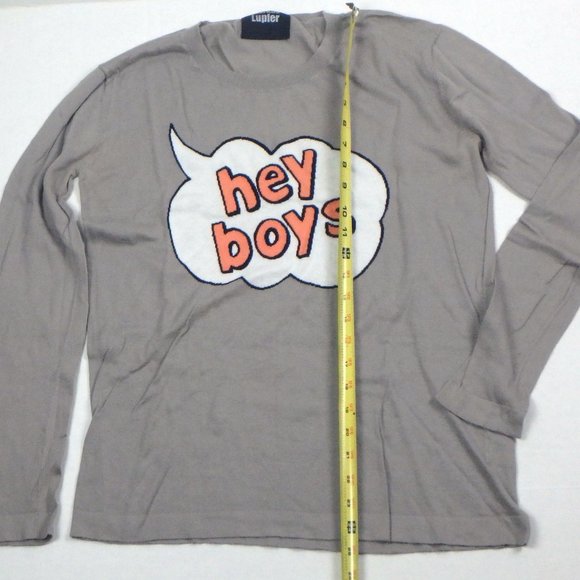 Marcus Lupfer Cotton Sweater, Size S, Grey - Picture 5 of 8